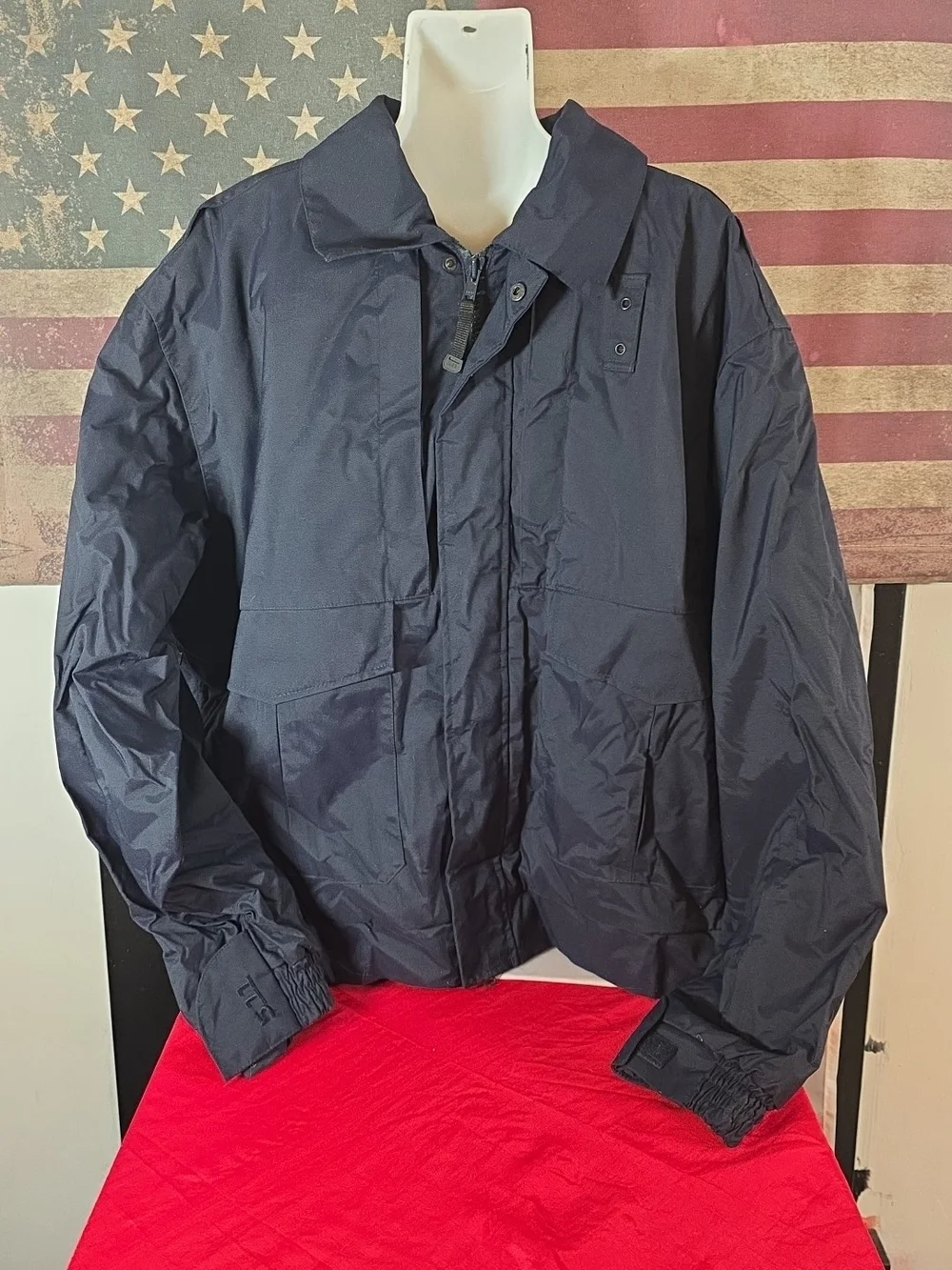 5.11 Tactical Men's Fast-Tac Duty Jacket Full-Zip Warmer Pockets Blue Size XL